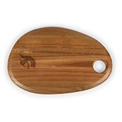 USC Trojans Tommy Head Pebble Shaped Acacia Serving Board
